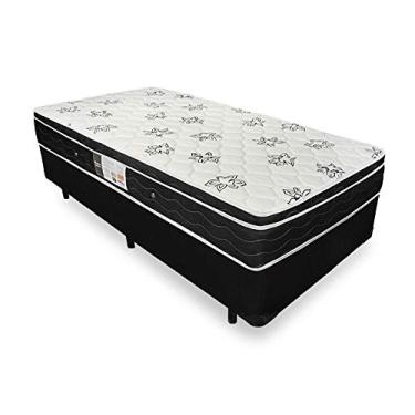 Imagem de Cama Box + Colchão De Molas - Ortobom - Physical Nanolastic (Preto, Solteiro)
