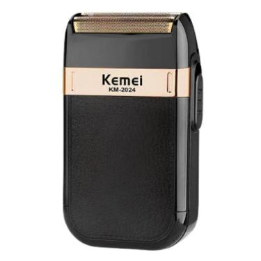 Imagem de Aparelho Profissional de Barbear Kemei KM2024 - Portátil e Recarregáve