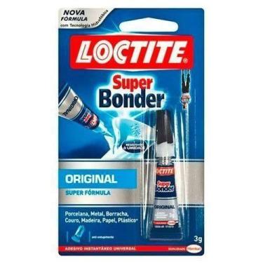 Imagem de Cola instantânea 3g - SUPER BONDER - Loctite, 3 g, Instantânea