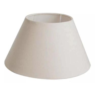 Imagem de Cúpula De Tecido Algodão Bege, Preto e Branco 30 cm x 20 cm x 50 cm So