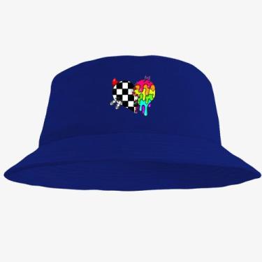 Imagem de Boné Chapéu Bucket Hat Estampado Coraçao - MP Moda Masculina, Único, A