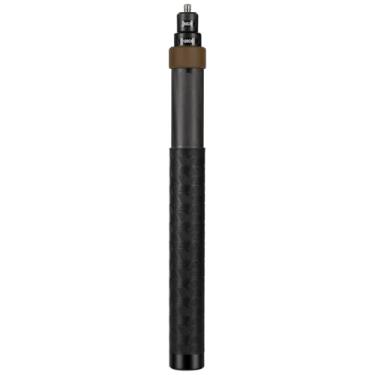 Imagem de Bastão de selfie de fibra de carbono de 26 cm a 1,2 m para insta360 x4 Insta 360 x4 x3 x2 x um r RS Gopro Go Pro Hero 13 12 11 10 9 8 7 6 5 4 3 acessórios de câmera (café)