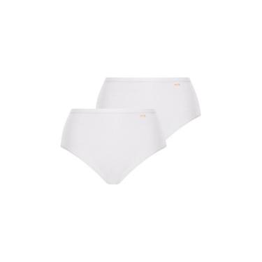 Imagem de Kit com 2 Calcinhas Alta Loba 40351-001 Plus Size - LUPO, Branco, XXG