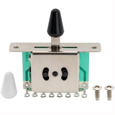 Imagem de Chave Seletora 5 Posições 8 Polos Para Guitarra Stratocaster - Thida