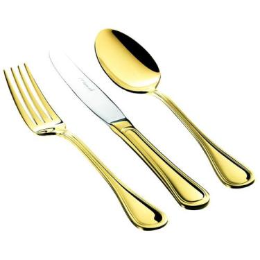 Imagem de Faqueiro My St. James 101 Peças Four Seasons Dourado