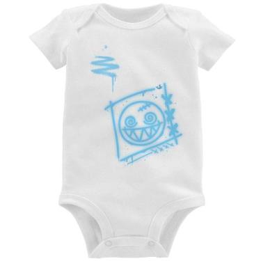 Imagem de Body Bebê Dizzy Eyes Madpunk co. - Foca na Moda, Branco, P