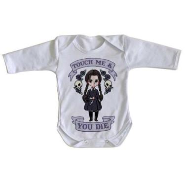 Imagem de body nenê criança roupa bebê manga longa No Touch me  - Empório Dutra,
