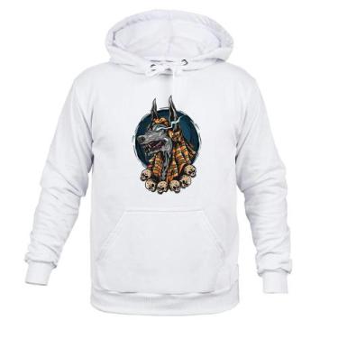 Imagem de Moletom Algodão Inverno Lobo Lua - Surprass, Branco, M