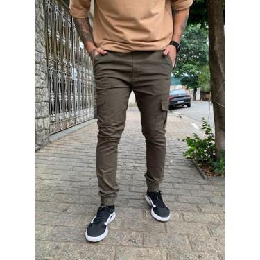 Imagem de Calça jogger cargo masculina kyu, Verde, G