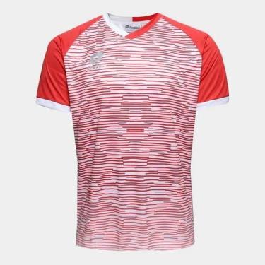 Imagem de Camiseta Lotto Fardamento Vibrant Vermelho/Branco, M