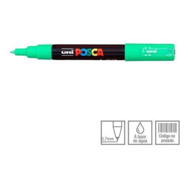 Imagem de PC-1M  Posca Maçã Verde Ponta Cônica 0.7 mm - UNI