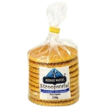 Imagem de Moinho Wafers Stroopwafel Biscoito Wafel Holandês 230G