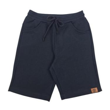 Imagem de Bermuda Moletom Moletinho Infantil Escolar Volta Às Aulas - Paraíso do