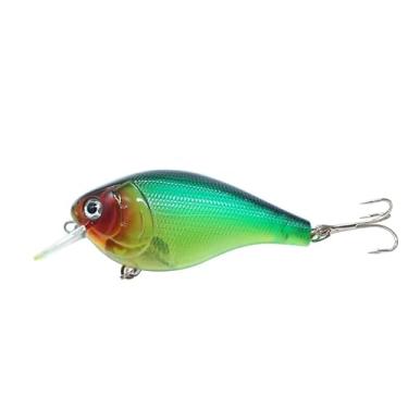 Imagem de SEASKY Iscas de pesca Crankbait, anzóis rígidos para água superior de 6 cm, iscas artificiais, isca de natação Wobbler de 2 g para pique de truta robalo (11)
