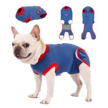 Imagem de DogLemi Terno de recuperação de cirurgia de cães, adequado de recuperação para cães após a cirurgia, adequado para recuperação de cães para homens, feridas de cães, alternativas de colar eletrônico para cone alternativa, evitar lambidas de tecido macio