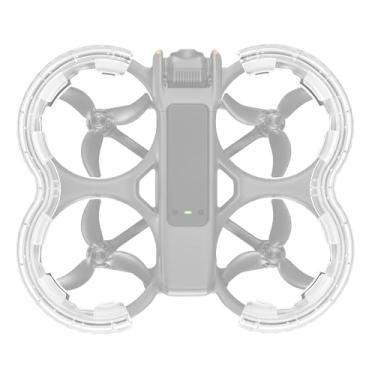 Imagem de LICHIFIT Capas anticolisão de proteção de hélice para DJI AVATA2 Drone Hélices Protetor de anel de para-choque, capas protetoras de TPU transparente, acessórios de pele