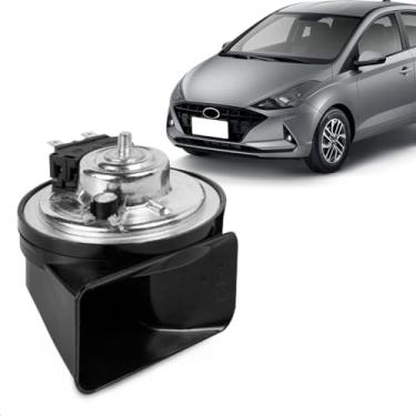 Imagem de Buzina Automotiva Fiamm Hb20 2019 A 2022 Am80Sx L Conector Kum Grave 12V Caracol 2 Terminais