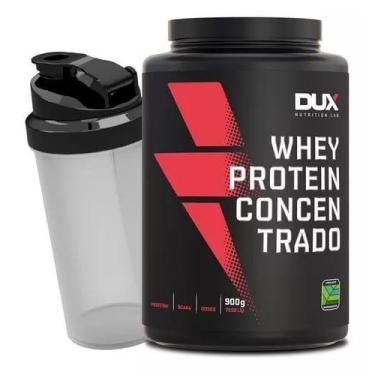Imagem de Whey protein concentrado sabor chocolate  pote 900g - DUX NUTRITION LA