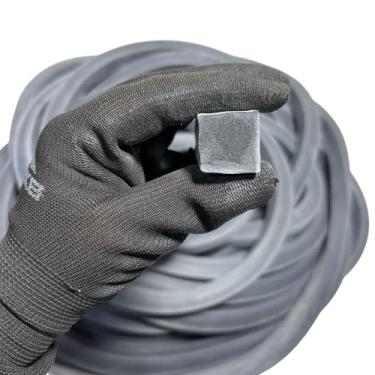 Imagem de Borracha Perfil Esponjoso Vedação 20x20mm Macio - 15 Metros