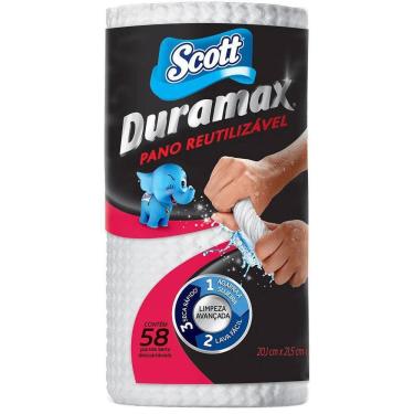 Imagem de Pano Scott Duramax Branco Com 58 Folhas