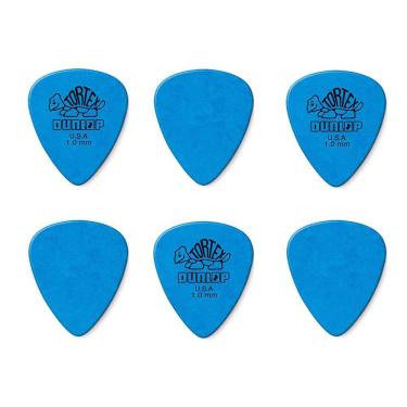 Imagem de Kit C/ 6 Palhetas Dunlop Tortex Azul 1.00 mm - PL0053