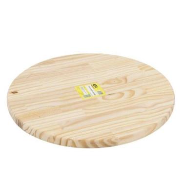 Imagem de Tampo Redondo De Madeira Pinus (3x60x60)