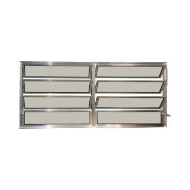 Imagem de Vitro Basculante 80X200 Brilhante 2 Seções Linha 25 Jade - Brecorimo