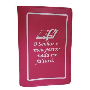 Imagem de Capa para Bíblia Média com Zíper com Frase O Senhor é o Meu Pastor  N 