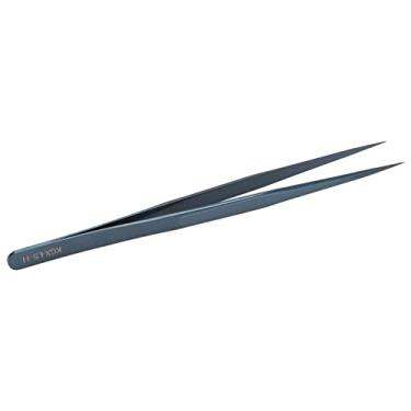 Imagem de Tweezer de Precisão, Pinça de Ponto Fino de Resistência a Corrosão Estável, para Celular, PC (Azul)