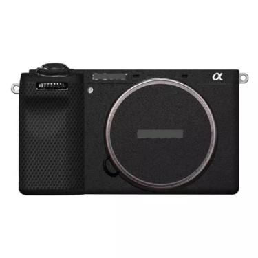 Imagem de Adesivo de corpo de câmera Alpha 6700 película protetora de vinil decalques acessórios para Sony A6700 (preto fosco)