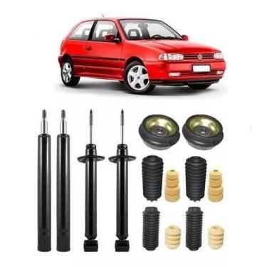 Imagem de 4 Amortecedores  4 Kits Batentes Gol G2 G3 G4 de 97 a 2014 - Millenium