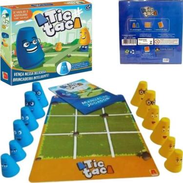 Imagem de Novo Jogo da Velha Infantil Didatico Divertido Tic Tac Toe Brinquedo E