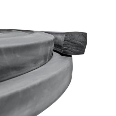 Imagem de Borracha Perfil Esponjoso Vedação 50x50mm Macio - 5 Metros Borrachas Londrina