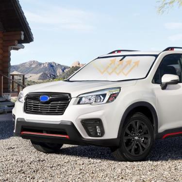 Imagem de Guarda-sol para Forester 2013-2018 Para-brisas para Subaru Forester 2017 2016 Capa de para-brisa Protetores de Janela Ajustados Forester Crossover, Base, Premium, Esportivo, Acessórios Limitados