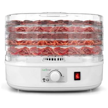 Imagem de Desidratador de Alimentos 5 Bandejas, 250W, 110v, NUTRICHEF PKFD06, Branco