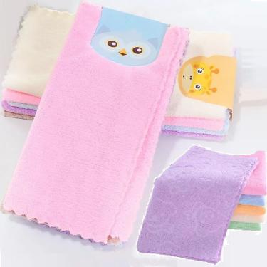 Imagem de Kit 5 Panos Bebê Flanela Infantil Multiuso Microfibra Baby