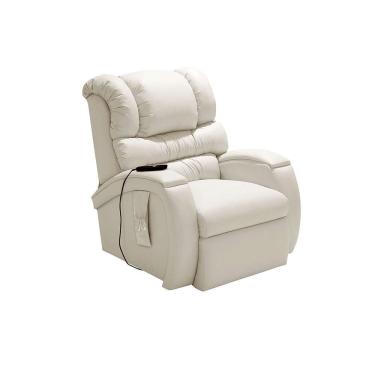 Imagem de Poltrona Reclinável Imperial Motorizada Revestimento Sintético Gelo