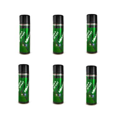 Imagem de 6 Cola De Contato Spray Amazonas 340g Tapeceiro