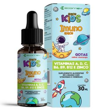 Imagem de Multivitaminico Imuno Kids Vit A D3 C B6 B9 B12 e Zinco 30ml Ecomev