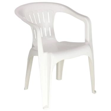 Imagem de Poltrona Plástica Atalaia Tramontina Branco