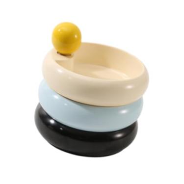 Imagem de Dynwave Organizador de armazenamento de jóias rotativas Organizador de batom Organizador, cômoda de armazenamento cosmético para mesa, presente para amigos da, Azul