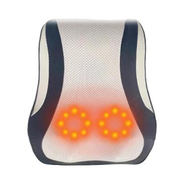 Imagem de Almofada de Massagem Elétrica Shiatsu com Aquecimento - Para Pescoço, 