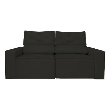 Imagem de Sofá Retrátil-reclinável 1,80m Confortável Luxo Balaqui Preto