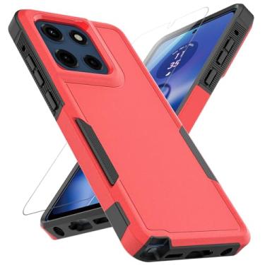 Imagem de Capa para Moto G Stylus 2025: Capa protetora de camada dupla para celular resistente à prova de choque com protetor de tela HD - Proteção militar resistente - para Motorola Moto G Stylus 2025