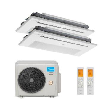 Imagem de Ar Condicionado Bi Split Inverter Midea 36.000 Btus (2x Evap Cassete 1