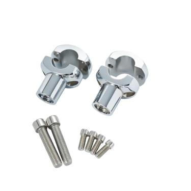 Imagem de Elevadores de guidão de motocicleta (5 cm, prateado)