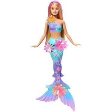 Imagem de Barbie Boneca Sereia com Transformação de Flor - Mattel, Sereia com Tr