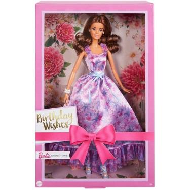 Imagem de Boneca Barbie Collector Signature Birthday Wishes Mattel HRM54