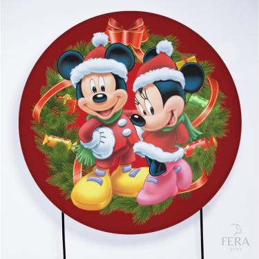 Imagem de Painel Decorativo para Festa 1,80x1,80 metros Vesti Fácil com Elástico Mickey e Minnie - Fera Print