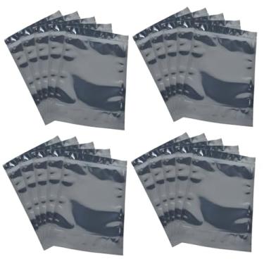 Imagem de XunLiu Sacos de armazenamento herméticos reutilizáveis de folha de alumínio (50, 20 cm x 30 cm + 4 cm/0,14 mm)